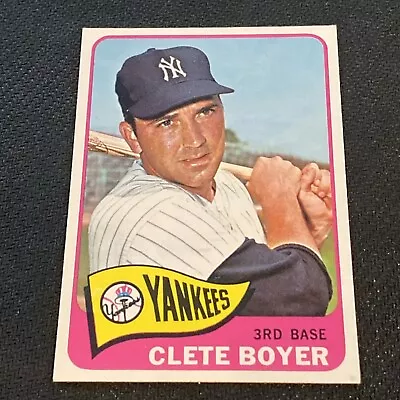 1965 Topps - #475 Clete Boyer • $7.99