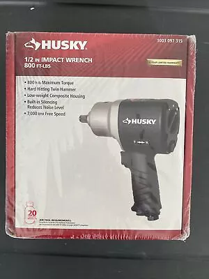 Husky H4480 1/2  Impact Wrench - Black • $69.99