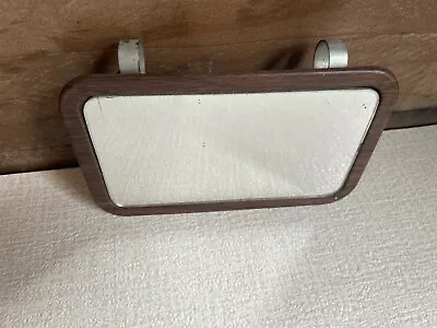 Vintage Clip In Car Visor Mirror Old Automobile Accessory 4”X6” • $10.99