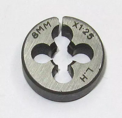 Rdgtools 8mm X 1.25 Left Hand Die Metric M8 X 1.25 • £9.95