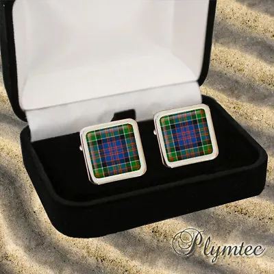 Macdonald Of Clanranald Scottish Clan Tartan Men’s Cufflinks  Engraving • $17.20