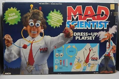 1987 Vintage Mattel MAD SCIENTIST Dress Up Playset MIB Arco HALLOWEEN Monster !! • $345