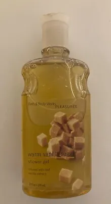 Bath And Body Works Pleasures Warm Vanilla Sugar Shower Gel Wash 10 Oz New • £17.32