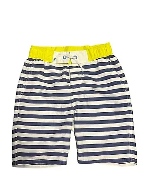 Mini Boden Blue & White Swim Trunks Bathers 11-12 • $12