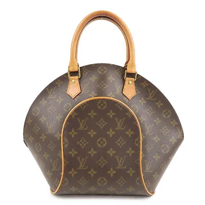 £528.27 • Buy Authentic Louis Vuitton Monogram Ellipse MM Hand Bag Brown M51126 Used F/S