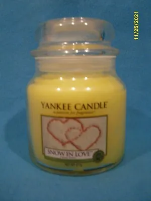 Yankee Candle Snow In Love 14.5 Oz Medium Single Wick Jar *NEW* • £28.91