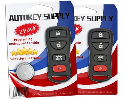 2 Replacement For Infiniti G35 G 35 2003 2004 2005 2006 Remote Keyless Key Fob • $11.84