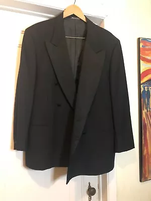 Vintage Valentino Tuxedo Mens Blazer Sz 44 DB Made In Italy • $72.85