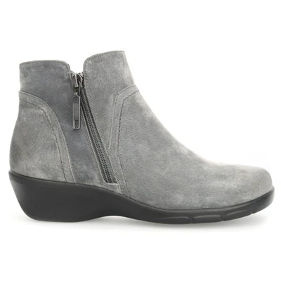 Propet Waverly Wedge Booties Womens Grey Casual Boots WFX085LGSU • £109.45