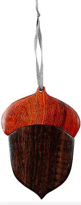 Acorn - Double-sided Wood Intarsia Christmas Tree Ornament - Oaknut Theme • $24.95