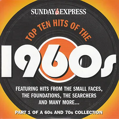 £1.25 • Buy Sunday Express TOP TEN HITS OF THE 1960s  PROMO MUSIC CD