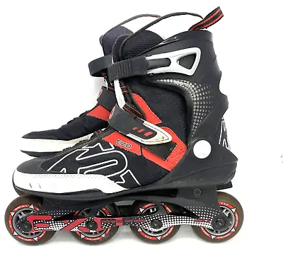 K2 Roller Blades EXO M Tech / In-line Skates / Men's Sz 10 / Black Red • $70