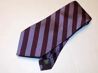J.CREW [ STRIPES/PURPLE ] [ SLIM ] Men's Tie 100% Silk  Made In China • $12.99