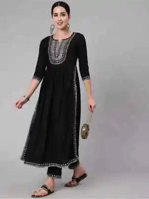 Designer Women's Kurti Pant Set Indian Bollywood Party Wear Tunic Kurta Clothes • $83.57