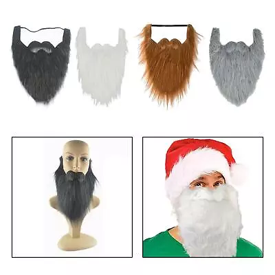 Funny Mustaches Costume Dress Up Party Supplies Whisker Long False Beard Facial • £4.90