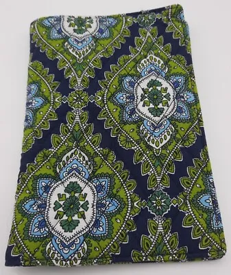 Vera Bradley Quilted Book Cover Multi Color Greens And Blues Limited Edition • $16.99