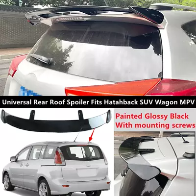 Universal Gloss Black Rear Roof Spoiler Top Wing Lip Fit For Mazda 5 2006-2010 • $84.40