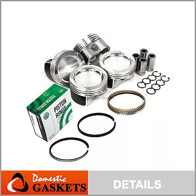 Pistons And Rings 19mm Wrist Pin Fit Volkswagen Beetle Goft Jetta 2.0L 8V • $119.99