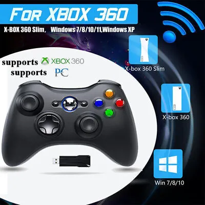 2.4G Wireless Game Controller Gamepad For Microsoft XBOX 360 Windows PC Joypad • $30.99