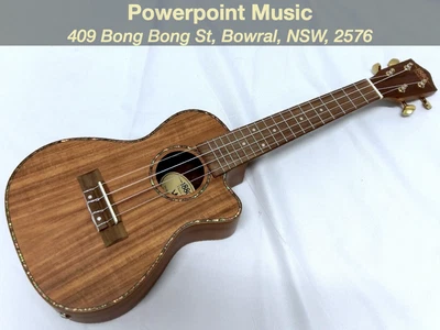 $339 • Buy 1880 Co EU300CE NS Concert Ukulele With Pickup - Solid Koa Top - Satin Finish