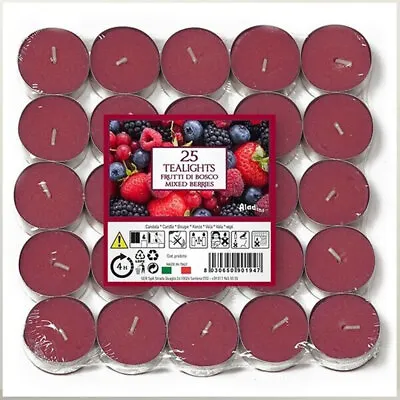 Price's 25 X Scented Tealights Candles Variety Of Fragrances 4 Hour Burn Candles • £7.19