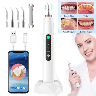 $21.45 • Buy Visual Camera Ultrasonic Tooth Cleaner Dental Scaler Remove Teeth Stains Plaque