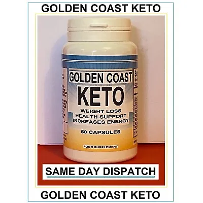 £21.90 • Buy GOLDEN COAST KETO - 60 Capsules 1 Month Supply Gold Coast Keto Same Day Dispatch