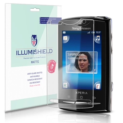 $10.95 • Buy ILLumiShield Matte Screen Protector 3x For Sony Ericsson Xperia X10 Mini Pro
