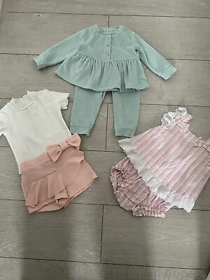 River Island Baby Girls Clothes Bundle Age 6-9 Months • £11