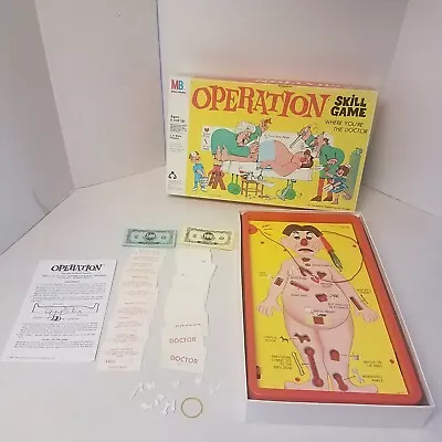 Rare Vintage 1997 OPERATION Smoking Doctor Board Game MB COMPLETE Light No Sound • $22.99