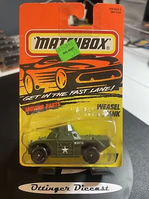 1996 Matchbox ARMY WWII Military Studebaker Weasel Tank #77 T1 • $5