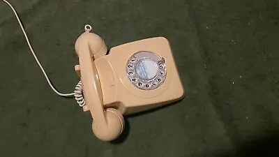 GPO Telephone 746 Rotary Retro Style Handset Telephone - Cream • £0.99