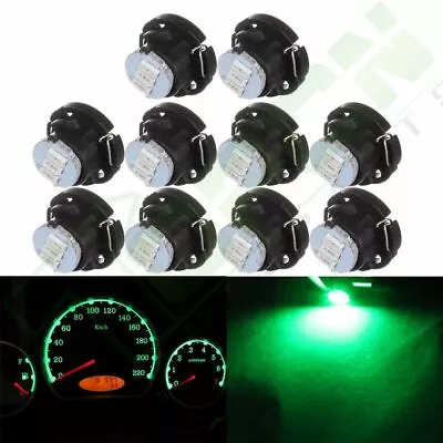 10X T5/T4.7 Neo Wedge 3SMD LED Green A/C Climate HVAC Heater Control Lights Lamp • $9.59