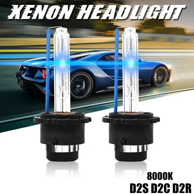 2x D2S D2R D2C 8000K Ice Blue HID Xenon Bulbs Factory Replacement Headlight Kit • $10.99