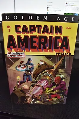 Golden Age Captain America Omnibus Volume 1 Marvel Hardcover Simon Kirby Lee HTF • $0.99