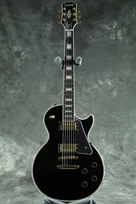 Epiphone Inspired By Gibson Les Paul Custom Ebony Electric Guitar With Gig Bag • $774.07