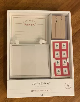 Hearth & Hand With Magnolia Letters To Santa Kit 15 Pieces NEW Sealed • $11