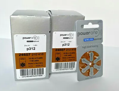 Power-One P312 Hearing Aid Batteries - 180 Count Super Fresh Expires 2026 • $74.99