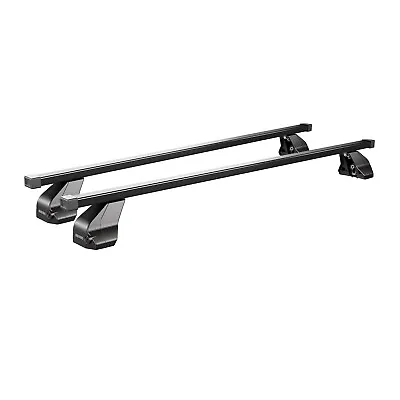 Fix Point Roof Racks Top Cross Bars For Hyundai Accent 2012-2017 Hatchback Black • $209.90