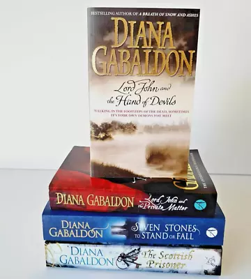 Diana Gabaldon Lord John Grey Outlander Stories + Scottish Prisoner - 4 Book Lot • $30