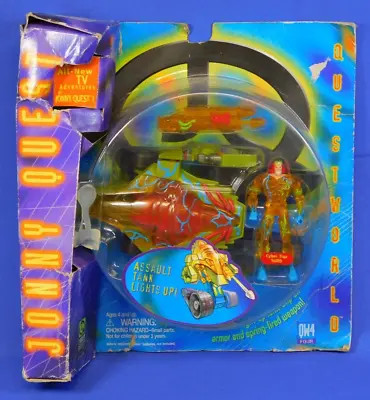 Jonny Quest Cyber Trax Surd Figure & Tank 1996 Galoob Sealed In Rough Package • $59.99