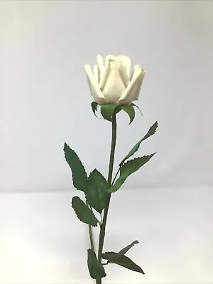 Velour Rose Artificial Floral Arrangement Pick Stem 24” Filler Vintage READ • $7.50