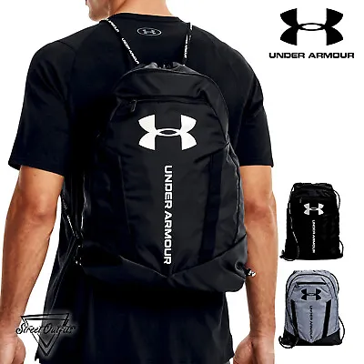 UA Under Armour Gym Bag Pack Sack Bagpack Sackpack Travel School Sports Water • £19.99