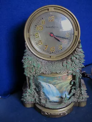 Vintage MasterCrafters Waterfall Clock Lighted Motion Clock Lamp Parts/repair • $30