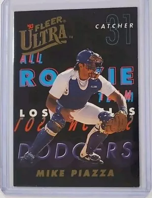 1993 Fleer Ultra All Rookie Mike Piazza Los Angeles Dodgers #7 • $3