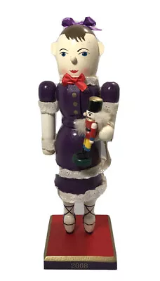 Ballerina Nutcracker Holding Nutcracker Lmtd Ed Collection Numbered Hand Crafted • $19.99