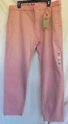 New Men 36 X 30 Pink Pants Levi's XX Chino Standard Taper • $14.99