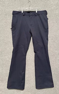 Volcom Snowboard Pants Men's XL Navy Blue Modern Waterproof Ski Snow Gear • $50.99