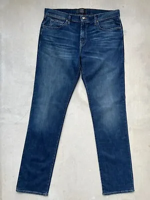 J Brand Mens Kane Straight Fit Stretch Jeans Indigo Blue Size 36 • $10