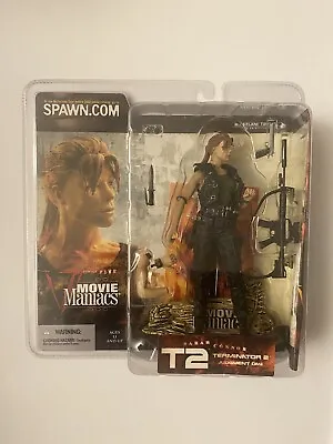 Terminator 2  SARAH CONNOR  Series 5 Movie Maniacs Action Figure McFarlane 2002 • $39.99